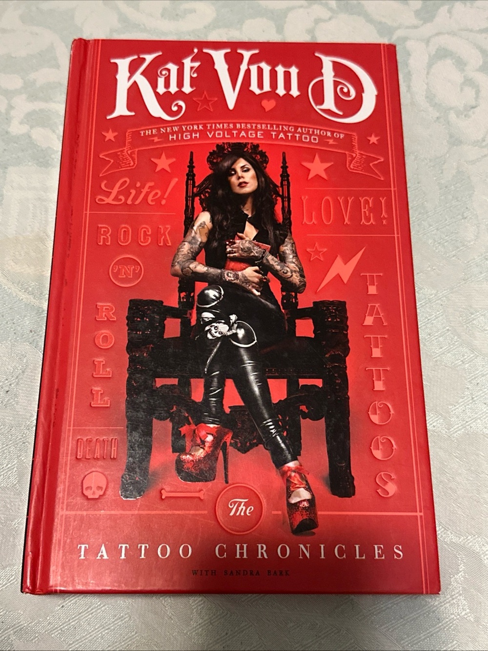 Kat Von D hardcover book The Tattoo Chronicles